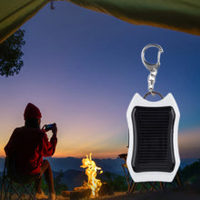 Keychain Emergency Power Banks USB External Solar 950mAH Fast Charging Power Supply Universal with 3 LED Light for Hiking Travel