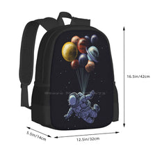 Space Travel Backpacks For School Teenagers Girls Travel Bags Astronomy Outer Space Solar System Galaxy Sky Colorful Moon Sci