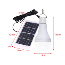 Solar Light Bulb Portable Solar Powered Lamp for Barn Garage Chicken Coop