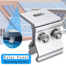 1/4Pcs Solar Panel Mounting Brackets Flat Roof Mount Fixing Clamp Kit Car RV House Boat Installation Solar Photovoltaic Bracket