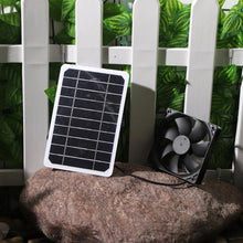 200W Solar Panel Exhaust Fan Mini Ventilator Solar Panel Powered Fan for Dog Chicken House RV Greenhouse DIY Plate Kit