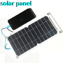 10W Solar Kit 5V Outdoor Solar Mobile Phone Charging Panel Flexible Solar Panel Backpack Solar Charger