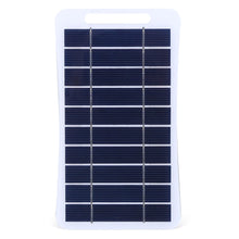 2W 5V Solar Cell Panel USB Battery Charger Solar Charging Panel Waterproof Phone Power Bank for Camping Backpacking Hiking