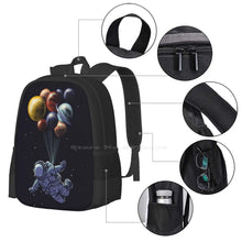 Space Travel Backpacks For School Teenagers Girls Travel Bags Astronomy Outer Space Solar System Galaxy Sky Colorful Moon Sci