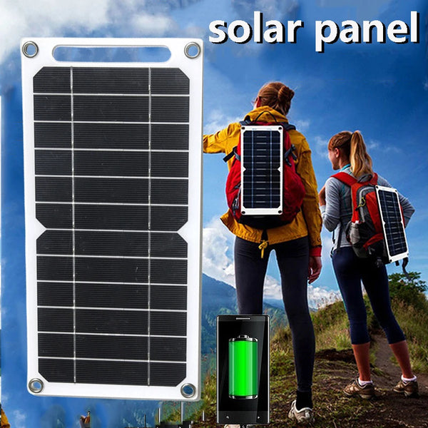 10W Solar Kit 5V Outdoor Solar Mobile Phone Charging Panel Flexible Solar Panel Backpack Solar Charger