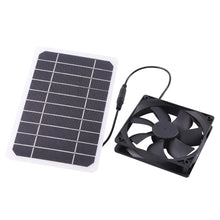 200W Solar Panel Exhaust Fan Mini Ventilator Solar Panel Powered Fan for Dog Chicken House RV Greenhouse DIY Plate Kit